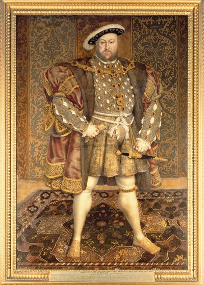 Portret van Hendrik VIII (1491-1547) door Hans Holbein der Jüngere
