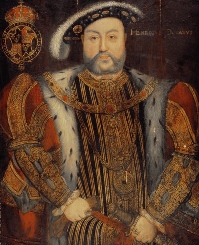 Portret van Hendrik VIII (1491-1547) door Hans Holbein der Jüngere