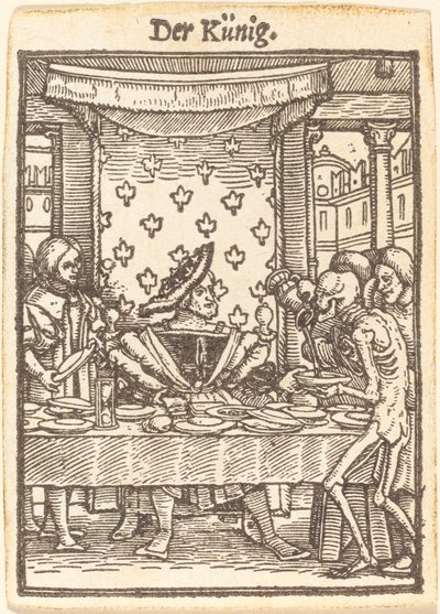 De Koning door Hans Holbein der Jüngere
