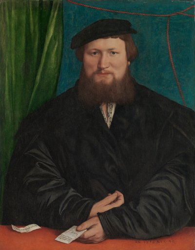 Derick Berck uit Keulen, 1536 door Hans Holbein der Jüngere