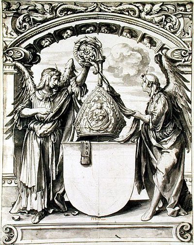 Ontwerp voor een glas-in-loodraam, ca. 1520 door Hans Holbein der Jüngere