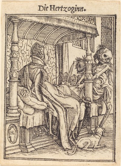 Die Hertzoginn door Hans Holbein der Jüngere