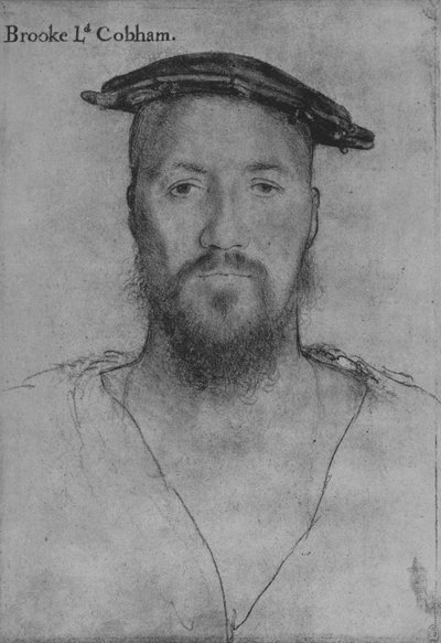 George Brooke, Heer van Cobham, c1532-1543 door Hans Holbein der Jüngere