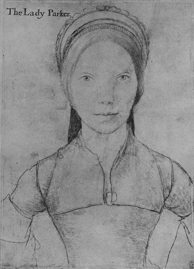 Grace, Lady Parker, ca. 1540-1543, 1945 door Hans Holbein der Jüngere
