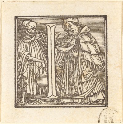 Letter L door Hans Holbein der Jüngere