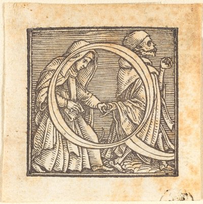 Letter Q door Hans Holbein der Jüngere
