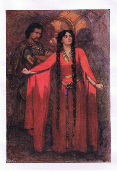 O! nooit zal de zon die morgen zien (MacBeth), uit De Volledige Werken van Shakespeare gepubliceerd door George Harrap & Co Ltd, 1920s door Hans Holbein der Jüngere