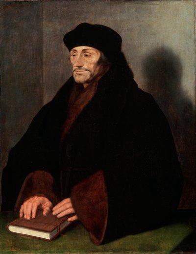 Portret van Erasmus van Rotterdam, 146669-1536, 1523 door Hans Holbein der Jüngere
