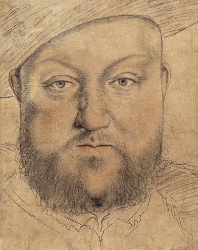 Portret van koning Hendrik VIII van Engeland door Hans Holbein der Jüngere