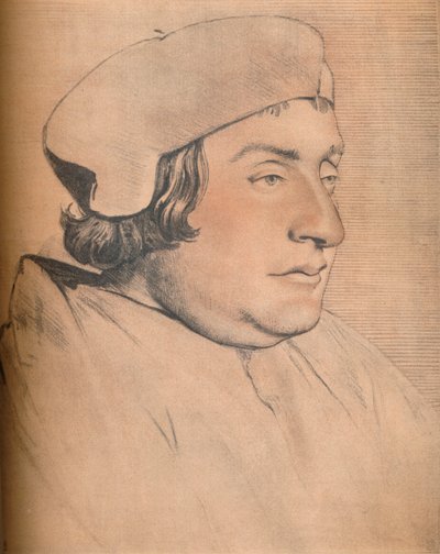 Portret van een man door Hans Holbein der Jüngere