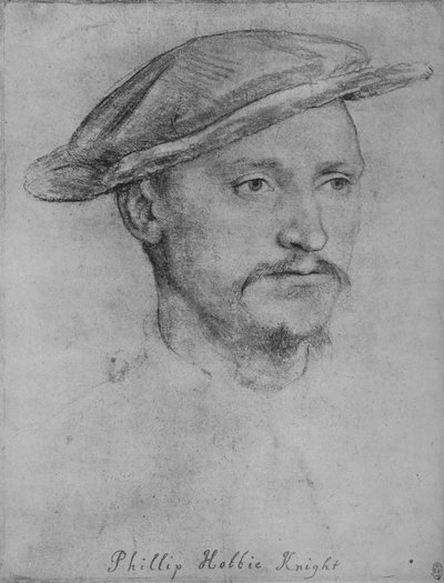 Sir Philip Hoby door Hans Holbein der Jüngere