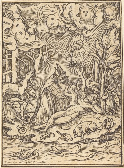 De Schepping door Hans Holbein der Jüngere