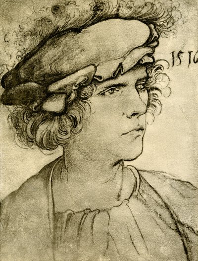 Portret van een vreemdeling door Hans Leonard Schaufelein