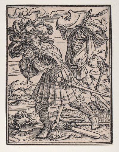 De Graaf, uit De Dans van de Dood door Hans Lützelburger