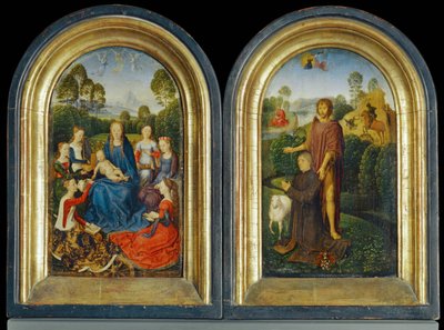 Diptiek van Jan Du Cellier, burgemeester van Brugge ... door Hans Memling