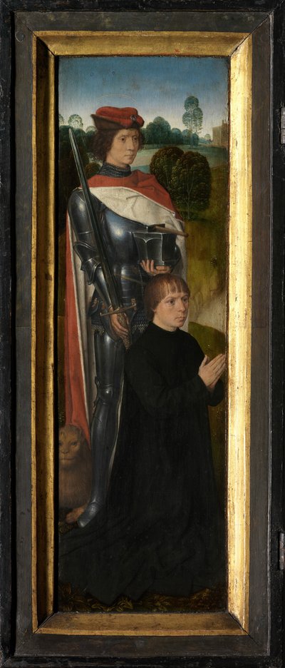 Linker vleugel van het Drieluik van Adriaan Reins door Hans Memling