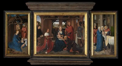 Drieluik van Jan Floreins door Hans Memling
