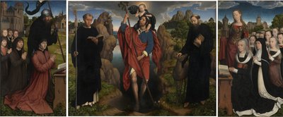 Drieluik van Willem Moreel, 1484 door Hans Memling