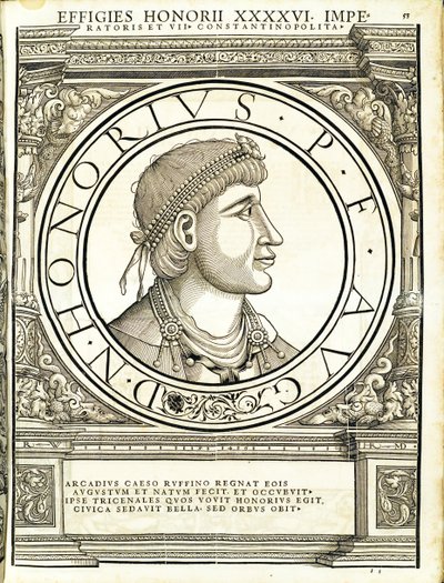 Honorius, illustratie uit 