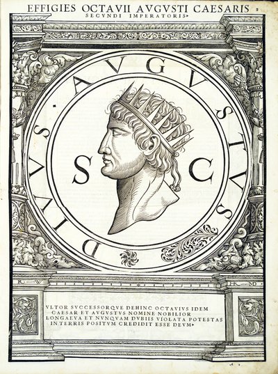 Octavianus Caesar, illustratie uit 