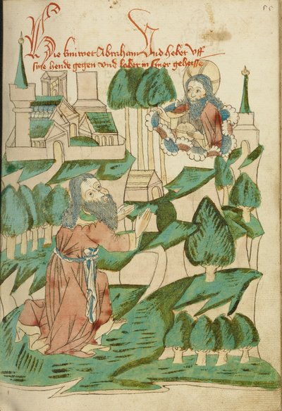 De roeping van Abraham door Hans Schilling