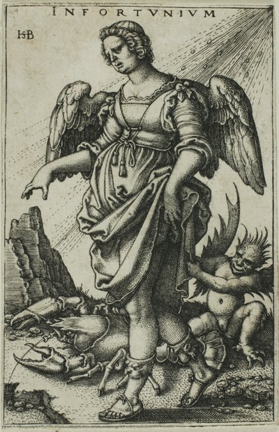 Ongeluk door Hans Sebald Beham