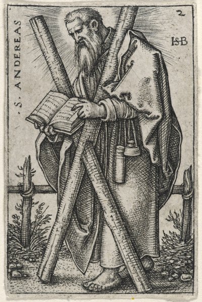 Sint Andreas door Hans Sebald Beham