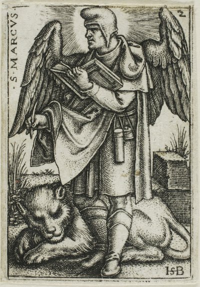Marcus, uit De vier evangelisten door Hans Sebald Beham
