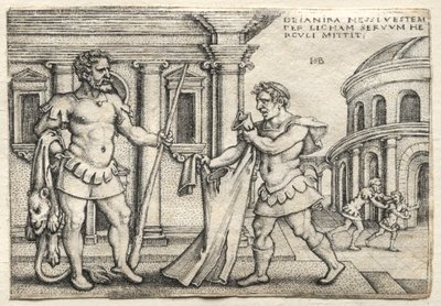 Hercules ontvangt het gewaad doordrenkt met Nessus