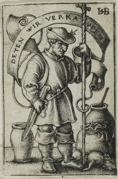 De marktboer door Hans Sebald Beham
