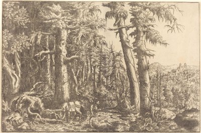 De barmhartige Samaritaan, ca. 1558 door Hans Sebald Lautensack