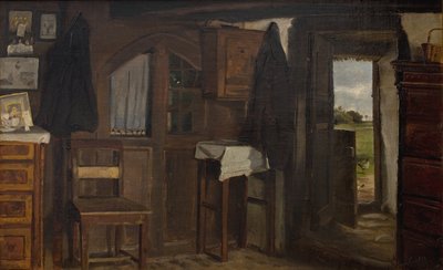 Interieur van een boerderij door Hans Smidth