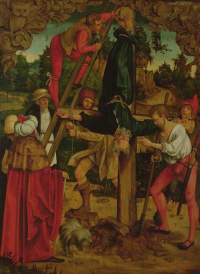 Kruisiging van Sint-Pieter door Hans Suess Kulmbach