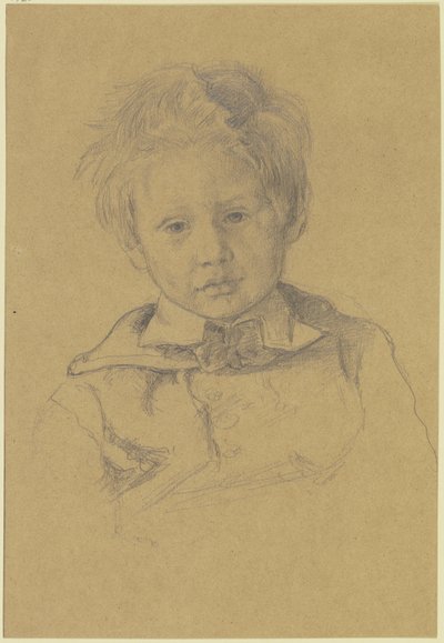 Kinderportret van de zoon van Victor Müller door Hans Thoma
