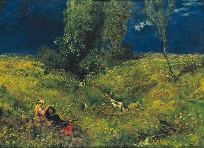 Zomer door Hans Thoma