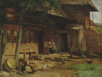 Het Ouderlijk Huis in Bernau door Hans Thoma