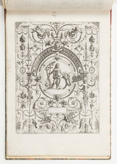 Plaat 15, uit Grotteßco in diverßche manieren (Verschillende grotesken) door Hans Vredeman de Vries