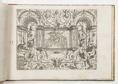 Plaat 17, uit Grotteßco in diverßche manieren (Verschillende grotesken) door Hans Vredeman de Vries
