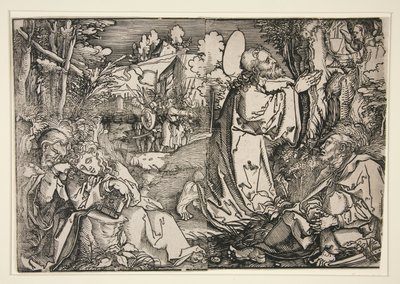 Christus op de Olijfberg door Hans Weiditz