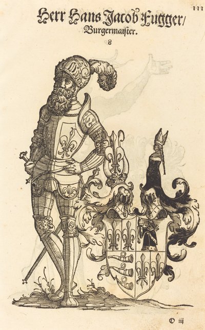 Pagina uit Geschlechter Buch - Ausberg door Hans Weiditz, II