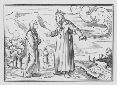 David redt Keïla, 1 Samuel XXIII, 5 door Hans after Holbein the Younger