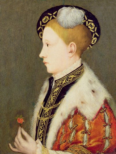 Koning Edward VI (1537-53) door Hans school of Holbein