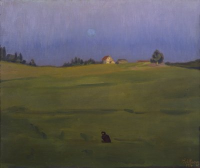 Landweg door Harald Oscar Sohlberg