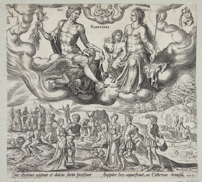 Het sanguinische temperament door Harmen Jansz. Muller
