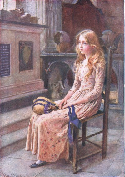 Kleine Nell in de Oude Kerk, illustraties voor 
