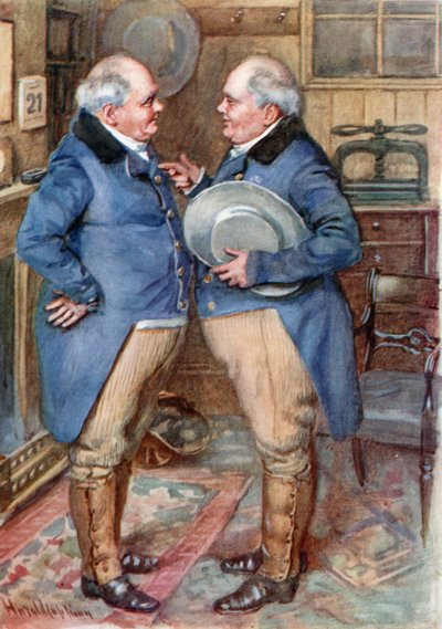 De gebroeders Cheeryble door Harold Copping