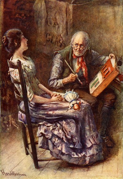 De krekel bij de haard door Charles Dickens door Harold Copping