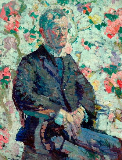 Portret van een man, c.1912-14 door Harold Gilman