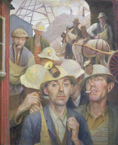 St. Just tinmijnwerker door Harold Harvey