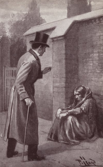 Illustratie voor The Mystery Of Edwin Drood door Charles Dickens door Harold Hume Piffard